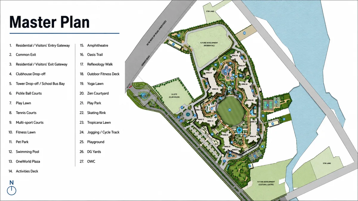 Sobha OneWorld master plan Sobha OneWorld master plan